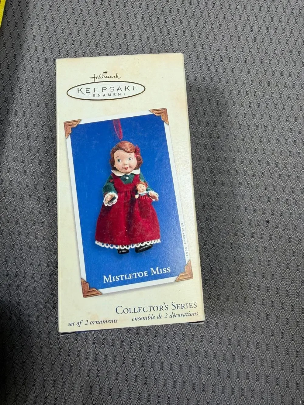 Hallmark Keepsake 2003 Christmas Ornament Mistletoe Miss New in Box